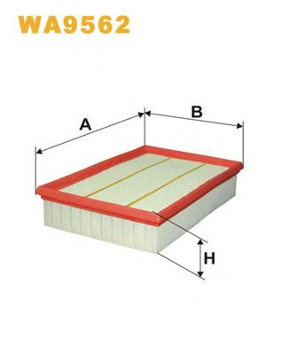 WIX FILTERS wa9562 -  Воздушный фильтр